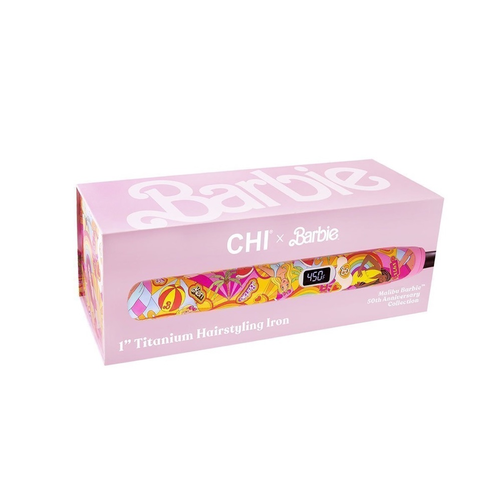 Chi x Barbie titanium hair straightener